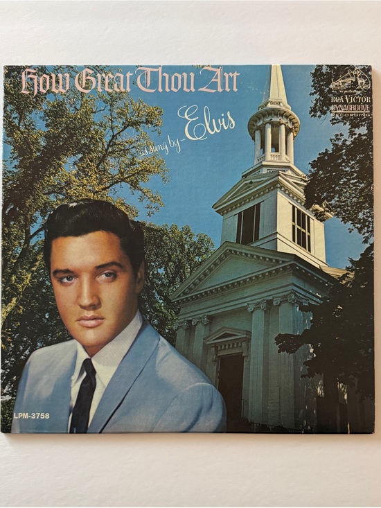 Other - Any 3 for $50-Elvis 'How Great Thou Art' Vintage Album Art Print - Blue